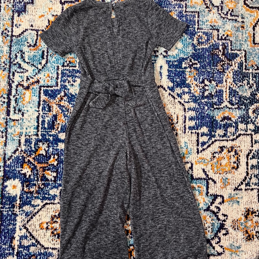 Girls jumpsuit/romper with tie back. Good condition